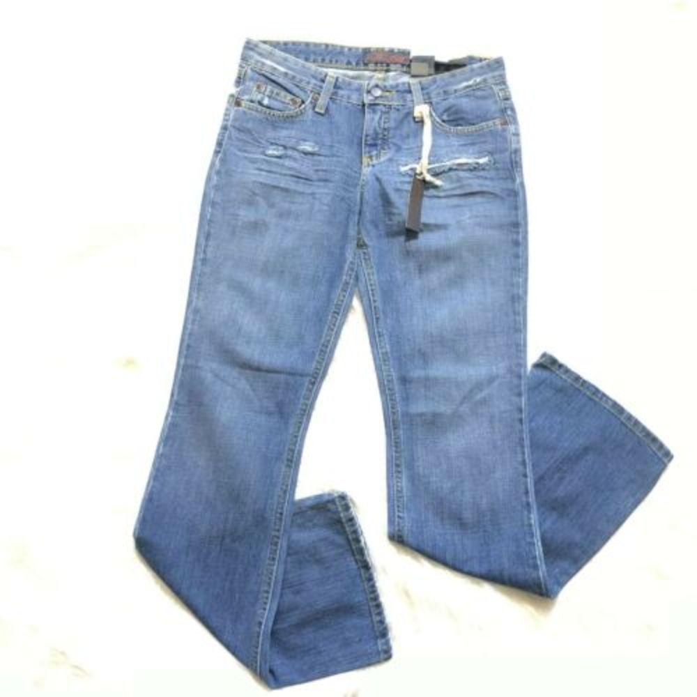 MMM Couture Women's Rebel Sandblast Designer Jeans Size 3